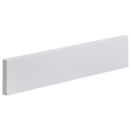 Engineered Stone Vanity Sidesplash, Snow White