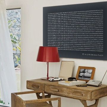 Pi to 2198 Decimal Places, by Michael Tompsett