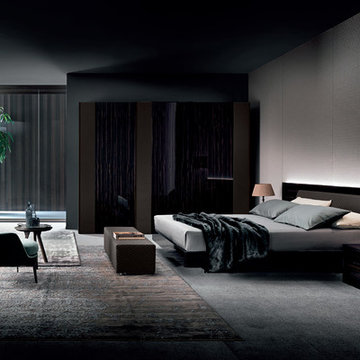Rossetto Nightfly Ebony Modern Italian Bedroom