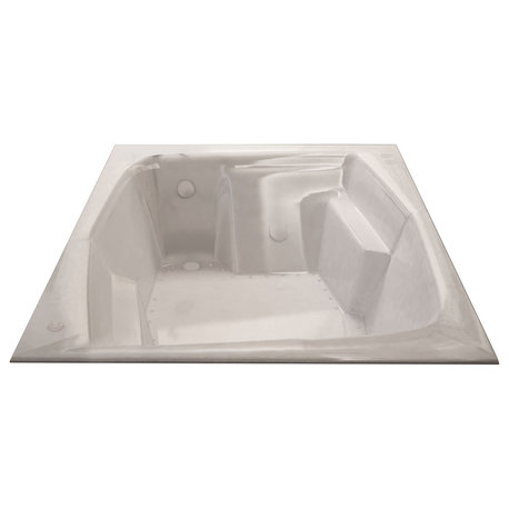 Atlantis Whirlpools Caresse 54 x 72 Rectangular Air Jetted Bathtub