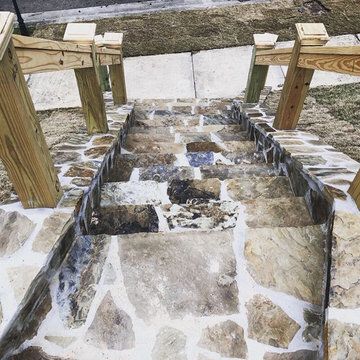 Flagstone Staircase/Low Voltage Lighting