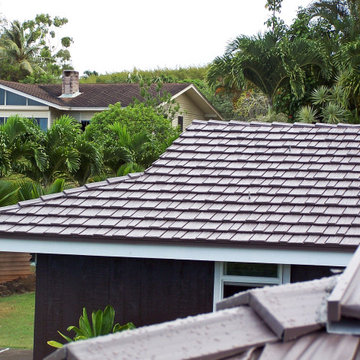 Metal Roofing - Classic Manor Shake in Mustang Brown