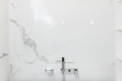 Small transitional home design photo in Toronto