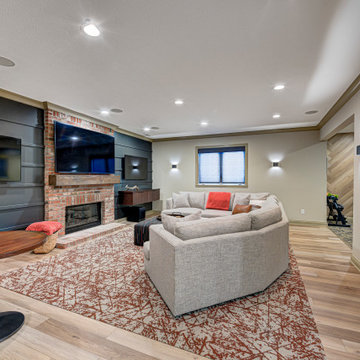 Coolest Basement on the Block: Living Room
