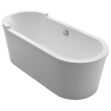 Whitehaus WHVT180BATH Bathhaus Acrylic Soaking Tub - White