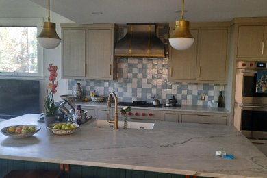 Kitchen - contemporary kitchen idea in Atlanta