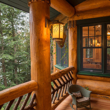 Big Moose, New York Log Home