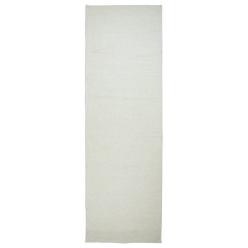Rizzy Home Twist TW3065 Off White Solid Area Rug, 2'6"x8' Runner