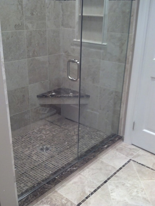 Temporary Top For Shower Curb By The Way We Will Not Have A Door Or Glass On Top Of Curb It Is Doorless Shower