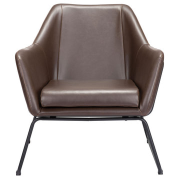 Sadie Accent Chair Brown, Brown