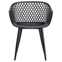 Piazza Outdoor Chair, Set of 2, Black