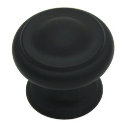 Cosmas - Cosmas 3317 Cabinet Knob, Set of 10, Flat Black - Cabinet And Drawer Knobs