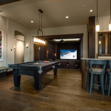 Billiards, Home Bar And Movie Theater
