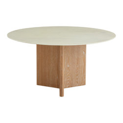 Jonathan Adler - Brussels Y-Base Dining Table, 54" - Dining Tables