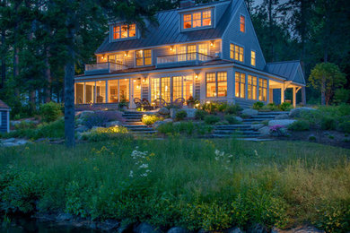 Example of a trendy exterior home design in Boston
