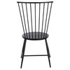 OSP Home Furnishings Bryce Metal Dining Chair with Black Finish