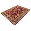 Bohemien Ziegler Sophie Red Blue Hand-Knotted Wool Rug - 10'2'' x 13'10''