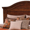 American Woodcrafters Stonebrook Tobacco Finished Wood Queen Panel Bed