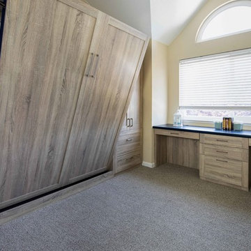 Wall Bed and Guest Room with Loft Storage