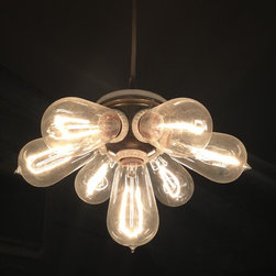 Benjamin multi socket light. Very rare! - Pendant Lighting
