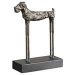 Uttermost - Uttermost 19888 Maximus - 13.13" Sculpture - Heavily Distressed cast iron with golden bronze highlights.