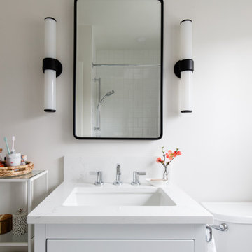 Coastal Blues Small Bathroom