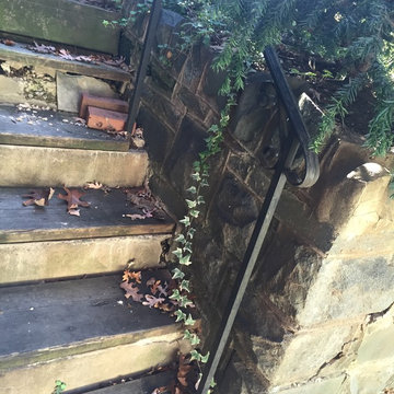 Thermal Cut Flagstone Walkway in Washington DC, Tenleytown NW