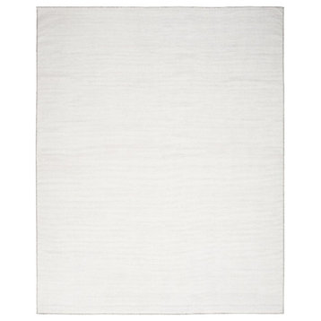 Nourison Home Washable Essentials 9' x 12' Fabric Ivory Grey Area Rug