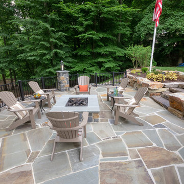 Wet-Laid Irregular Patio