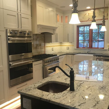 Transitional White Kitchen Remodel