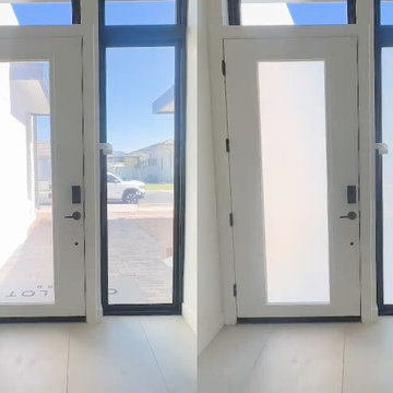 Entry Door and Sidelight Privacy – SGT Portfolio Example