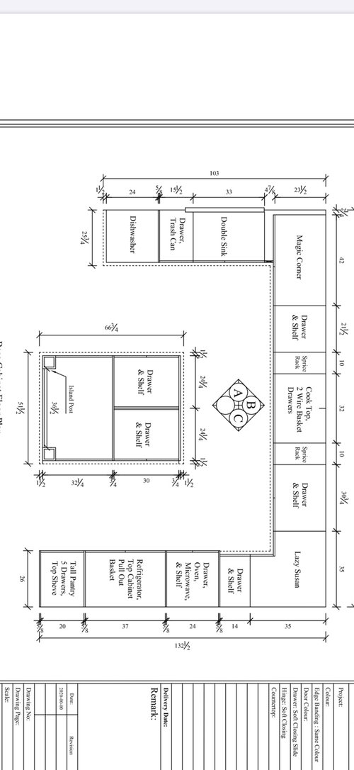 U Shaped Kitchen Layout With Island