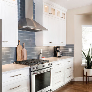 Contemporary and Colorful Kitchen