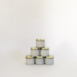 Small Concrete Jar / Light Gray - Decorative Jars And Urns