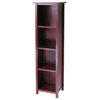 Winsome Wood Milan Storage Shelf Or Bookcase 5-Tier, Tall