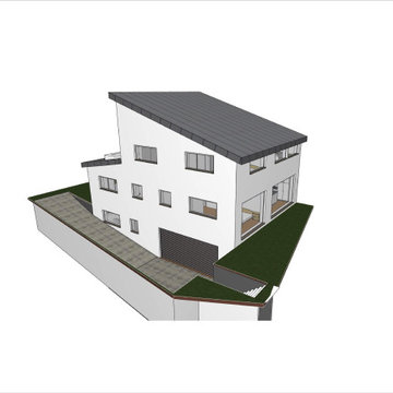 Neubau eines Einfamilienhauses mit Tiefgarage in Erftstadt