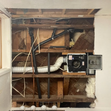 Bathroom Insulation & Drywall Installation
