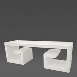 Cocktail Table and Bench - Coffee And Accent Tables