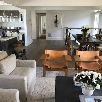 White Oak long plank custom stained by Tamalpais Hardwood Floors