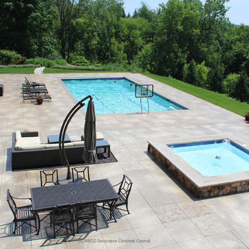 Stamped concrete by Decorative Concrete Council Contractors