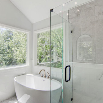 Classic & Clean Primary Bath Remodel Overland Park, KS