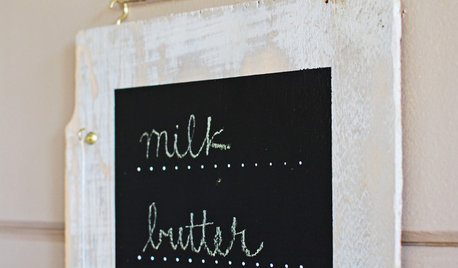Get Crafty: How to Make a Country-Style Blackboard