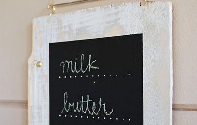 How to Make a Simple Country-style Chalkboard