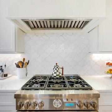 Breathtaking All White Kitchen in Herndon, VA