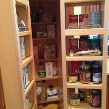 Kitchen - swing out pantry idea