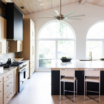 Rift Cut White Oak and Black Golf Village