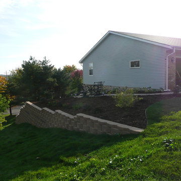 Novotny Landscaping LLC Wall/Steps Construction