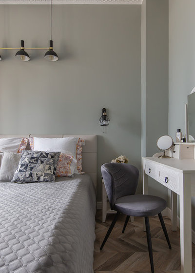 Современный Спальня by Newarchform