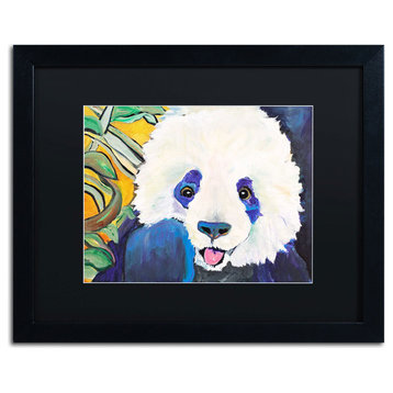 'Mei Hua' Matted Framed Canvas Art by Pat Saunders-White