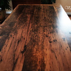 Reclaimed Wood Harvest Tables - Products